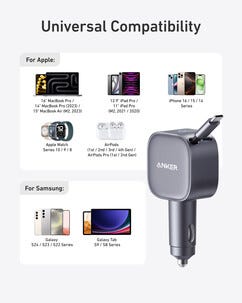 Anker Nano billaddare 75 W USB-C