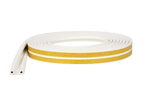 Tätningslist P-profil vit, 3 -5 mm