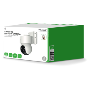 Deltaco Smart 4G övervakningskamera utomhus, batteri