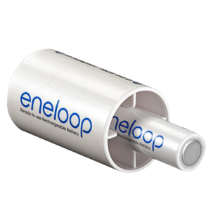 Batteriadapter typ D Sanyo Eneloop