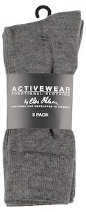 Strumpor gråa, 3-pack