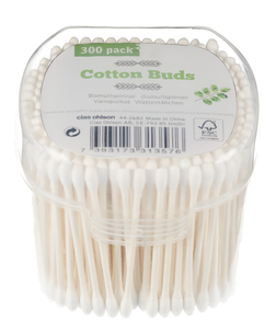 Bomullspinnar 300-pack