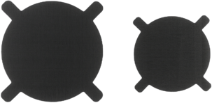 Roiskesuoja paistinpannulle 24 cm ja 32 cm, 2 kpl