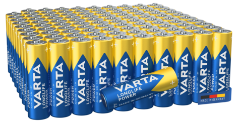 Varta Longlife Power batteri, 100-pack
