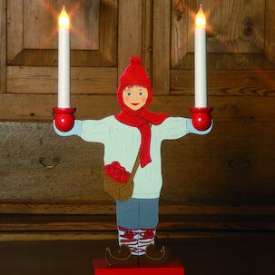 Adventsstake LED Sundborn, Star Trading