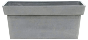 Blomlåda balkong komposit grå, 50 cm