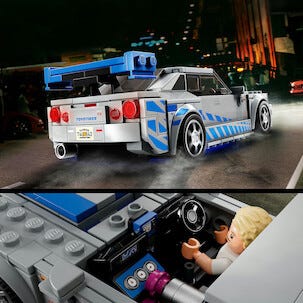 LEGO Speed Champions 2 Fast 2 Furious Nissan Skyline GT-R (R34) 76917, yli 9-vuotiaille