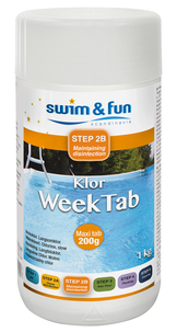 Veckoklor WeekTab Maxi, Swim & Fun