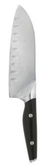 Santokukniv 17 cm, svart