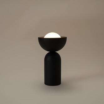 Northlight Birk Pieni pöytävalaisin metallia, 27,5 cm