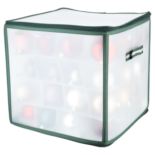 Nordfjord förvaringsväska julkulor transparent 64 fack