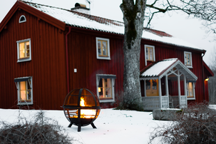 Landmann Ball of Fire bålpanne med gnistfanger