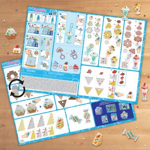 Aquabeads Sweet Accessory Set Makeiset, 700 vesihelmeä, yli 4-vuotiaille