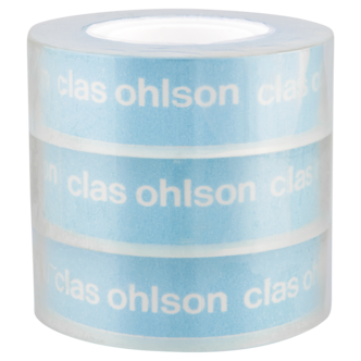 Genomskinlig tejp, kontorstejp, 3-pack