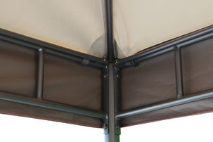 Paviljong 3x3 m med myggnät