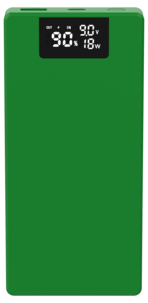 Varavirtalähde pikalataukseen USB-C, USB-A, 10 000 mAh