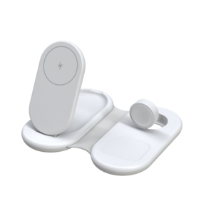 Trådløs lader 3-i-1 Qi2 magnetisk, Apple og Android