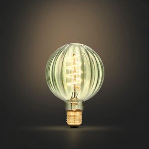 Olivengrønn dimbar LED-dekorpære, E27