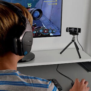 Logitech C922 Pro HD Stream Webcam med Full HD