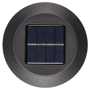 Aurinkokennovalaisin aitaan räystääseen musta, 1 kpl