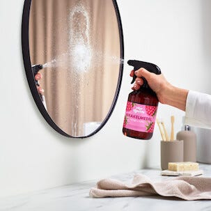 Ekotipset Mirakelmedel rengjøringsspray med bringebærduft, 500 ml