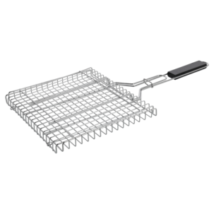 Grillhalster i rostfritt stål med långt handtag