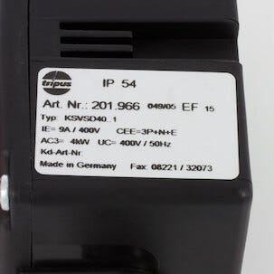 Strömbrytare ON/OFF