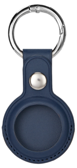 Anmiki Airtag-hållare med nyckelring, konstläder