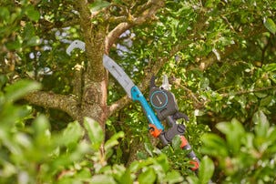 Gardena StarCut Pro L toppsaks, hagesaks med teleskopskaft 