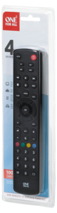 One For All Contour 4 universal fjärrkontroll 4-i-1