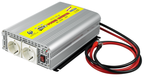 Spänningsomvandlare/växelriktare 1000 W