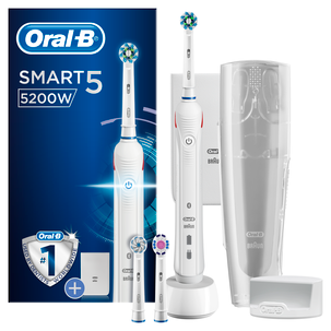 Eltandborste Oral-B Smart 5, 5200W White