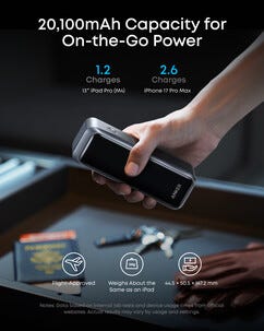 Anker Prime Varavirtalähde 20 000 mAh 220 W