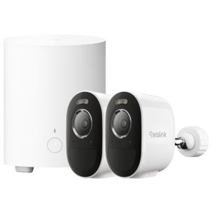 Reolink Argus 3 Pro kamerasett med Home Hub Mini, 2-pakning