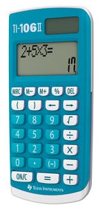 Texas Instruments TI-106 II Solar enkel kalkulator