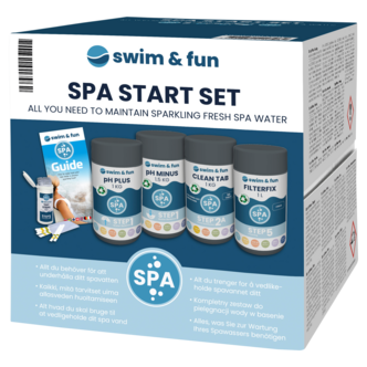 Swim & Fun Spa Start Set pH, klor og rengjøring basseng
