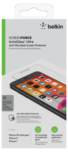 Belkin InvisiGlass Ultra til iPhone 6/7/8/SE
