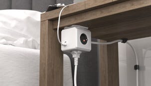 PowerCube Extended USB-C och USB-A grenuttag
