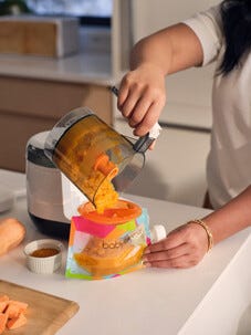 Baby Brezza One Step Food Maker Deluxe barnmatsberedare, ångkokare och mixer