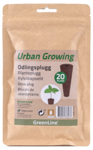 Greenline Urban Growing dyrkingsplugger, 20-pakning