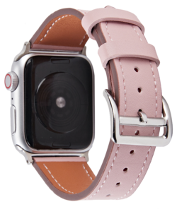 Anmiki Apple Watch klokkereim 38, 40 og 41 mm, skinnimitasjon