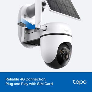TP-Link Tapo C615G KIT overvåkningskamera solcelle, wifi/4G