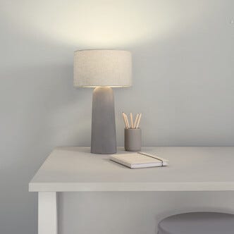 Northlight Malte Pöytävalaisin betoni, 43 cm