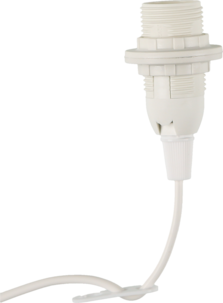E14-pæreholder med ledning og støpsel, ujordet, 75 cm