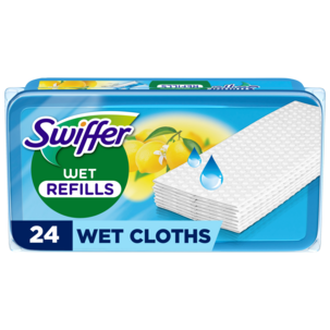 Swiffer Wet Refill fuktiga golvdukar citron