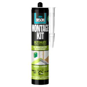 Bison Montage Kit Ultimate Asennusliima ulos, valkoinen