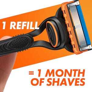 Gillette Fusion5 barberblader