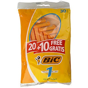 Bic 1 Sensitive engangshøvel