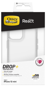 Suojakuori iPhone 13 mini, Otterbox React Clear