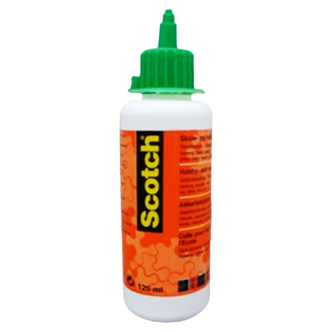 Scotch skol- och hobbylim, transparent, 125 ml